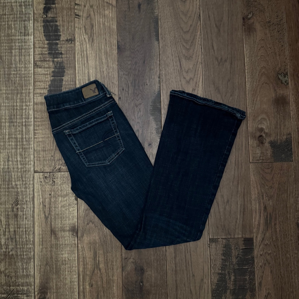 American Eagle Artist Stretch Bootcut Jeans Women’s 6R Dark Wash